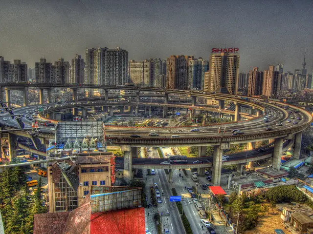 Three construction sites situated in the vicinity of city hall undergo development