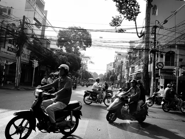 Streets barred on Bachstraße, enforcing complete closure