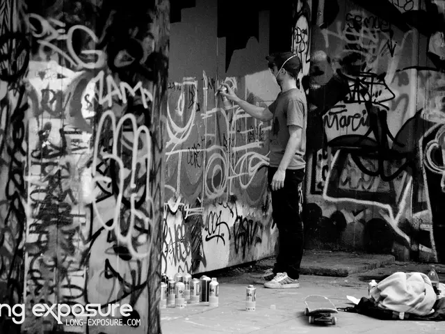 This image is taken indoors. At the bottom of the image there is a floor. In the background there...