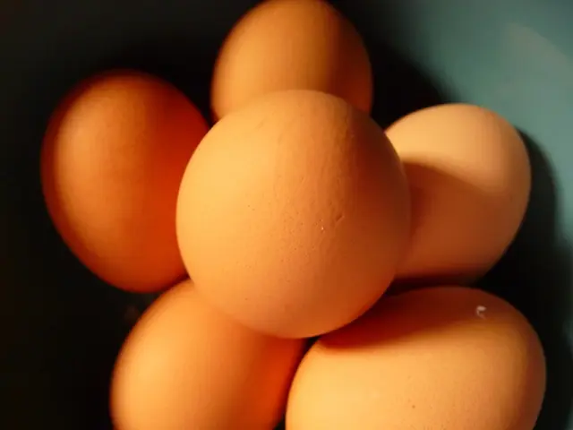 Here in this picture we can see some eggs present in a bowl over there.