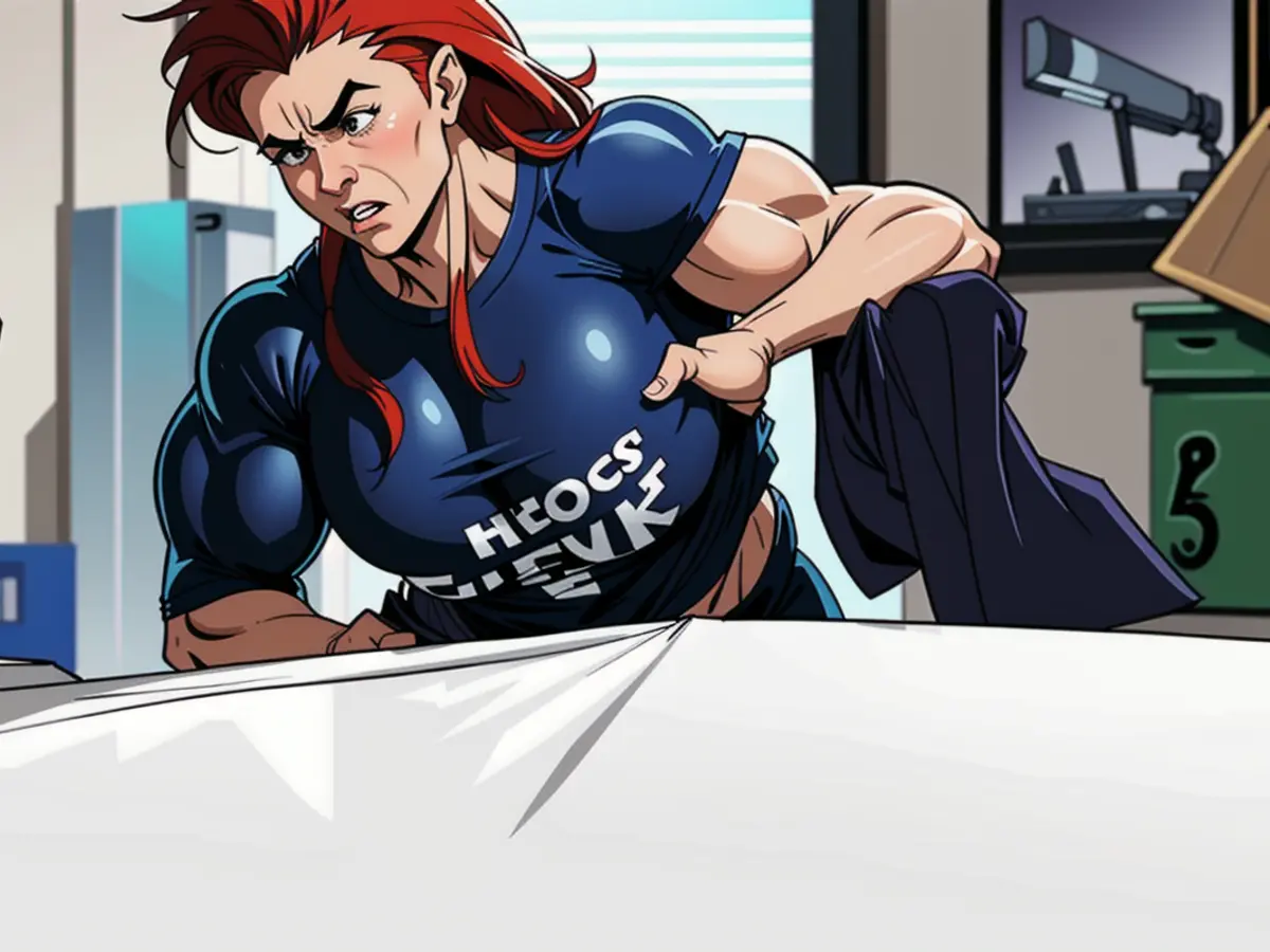 Woman in distress at workplace, losing employment. Male business owner offering consolation,...